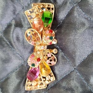 Multicolor and Gold Hair Clip